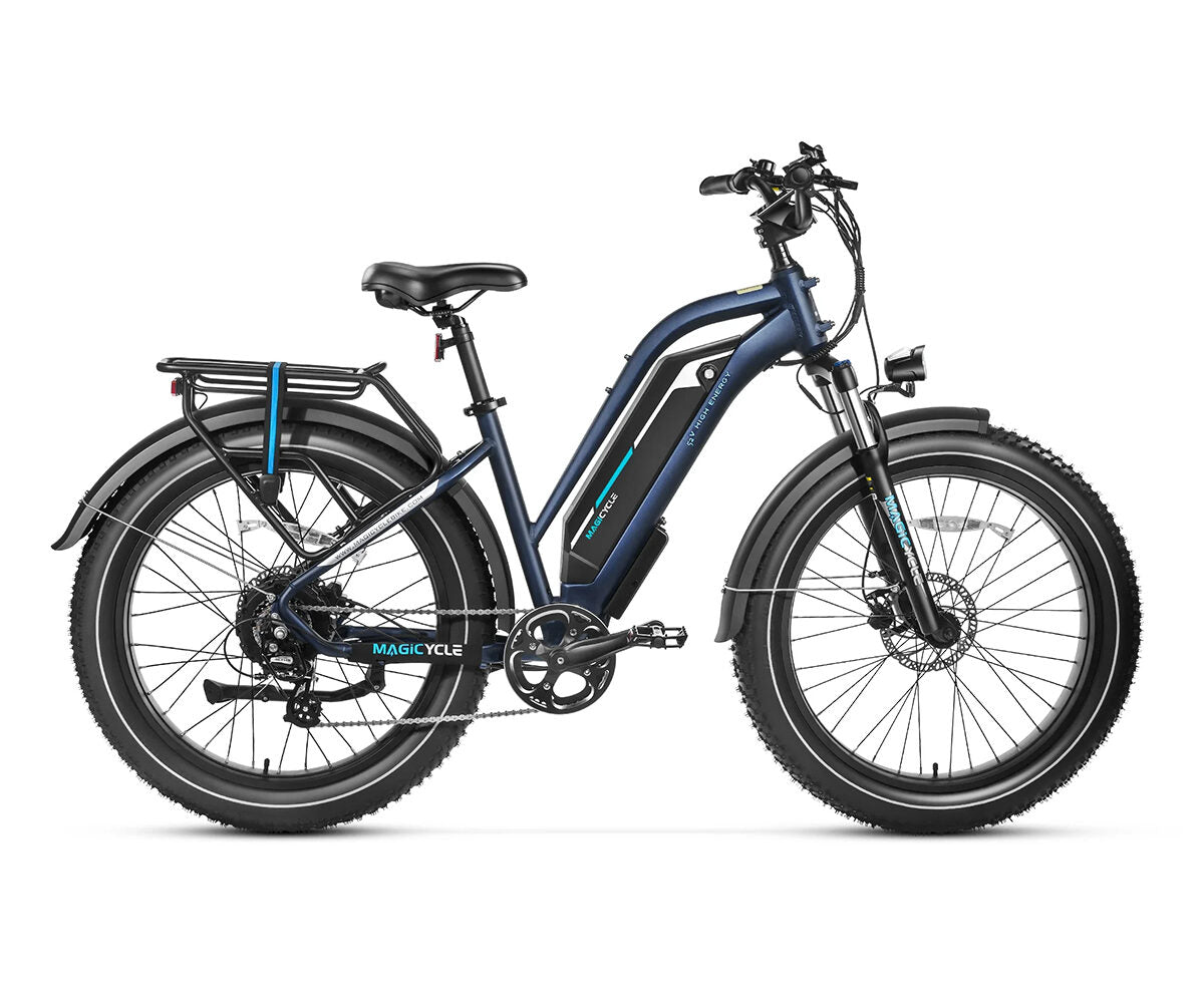 Magicycle – Cruiser Pro Step-Thru – Midnight Blue - EBike Osis