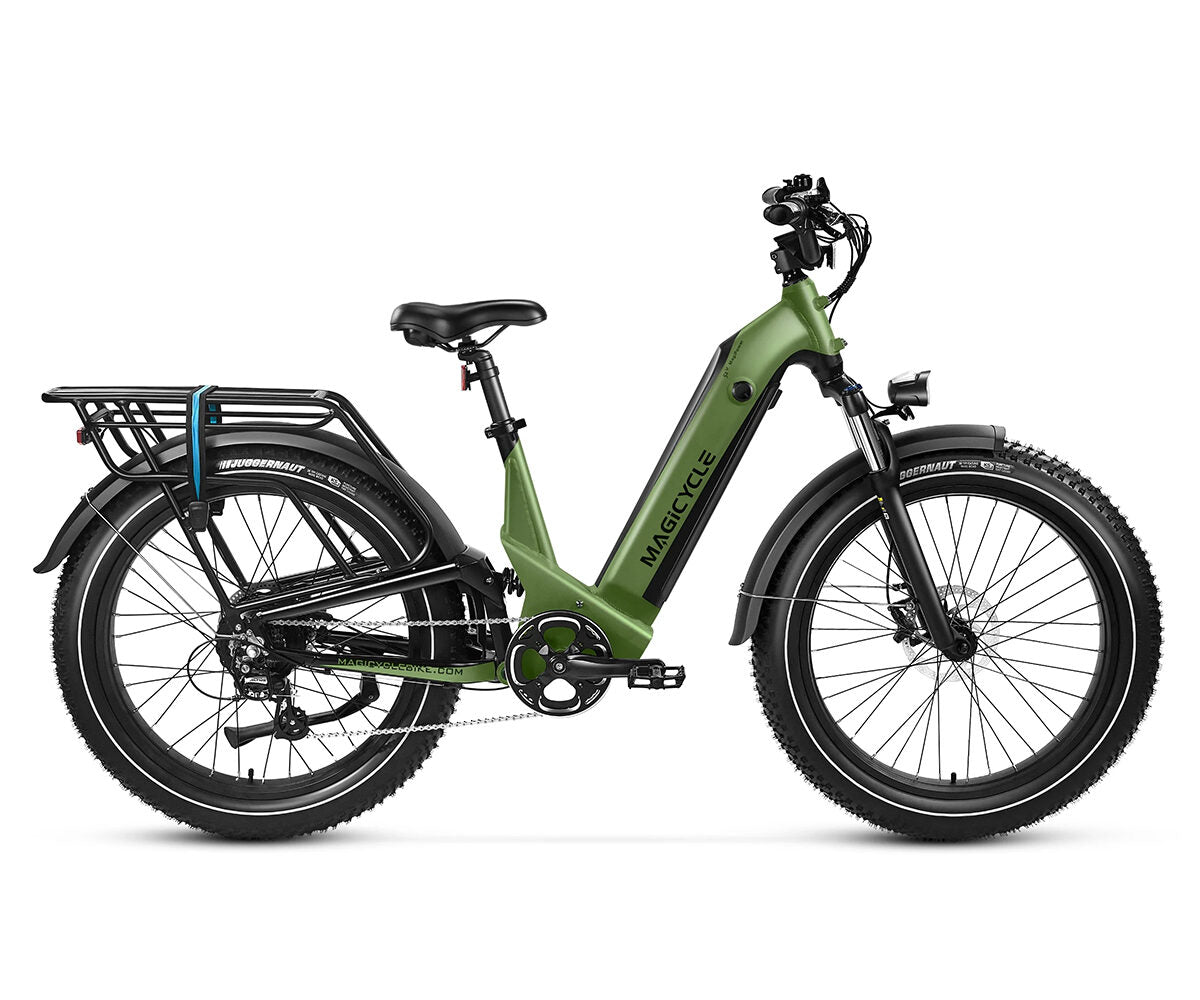 Magicycle – Deer Step Thru – Army Green - EBike Osis