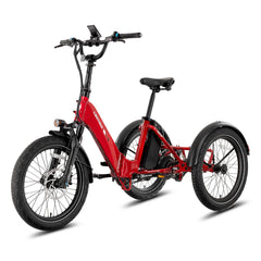 Lectric XP Trike 2.0 Phoenix Red electric trike – EBike Oasis Alabama