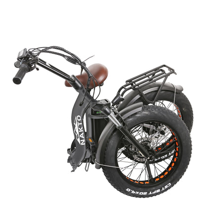 Folding OX-20x4 Fat Tire- 500W Motor-48V 12AH Battery