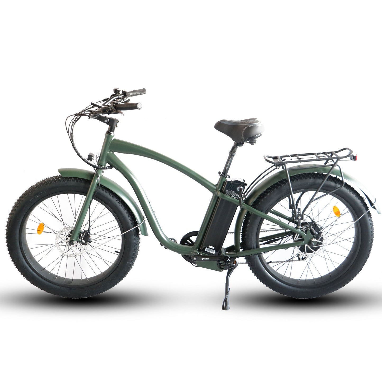 750W, 52V 21AH, Fat Tire Step Over 26x4-Beach Cruiser Electric Bike