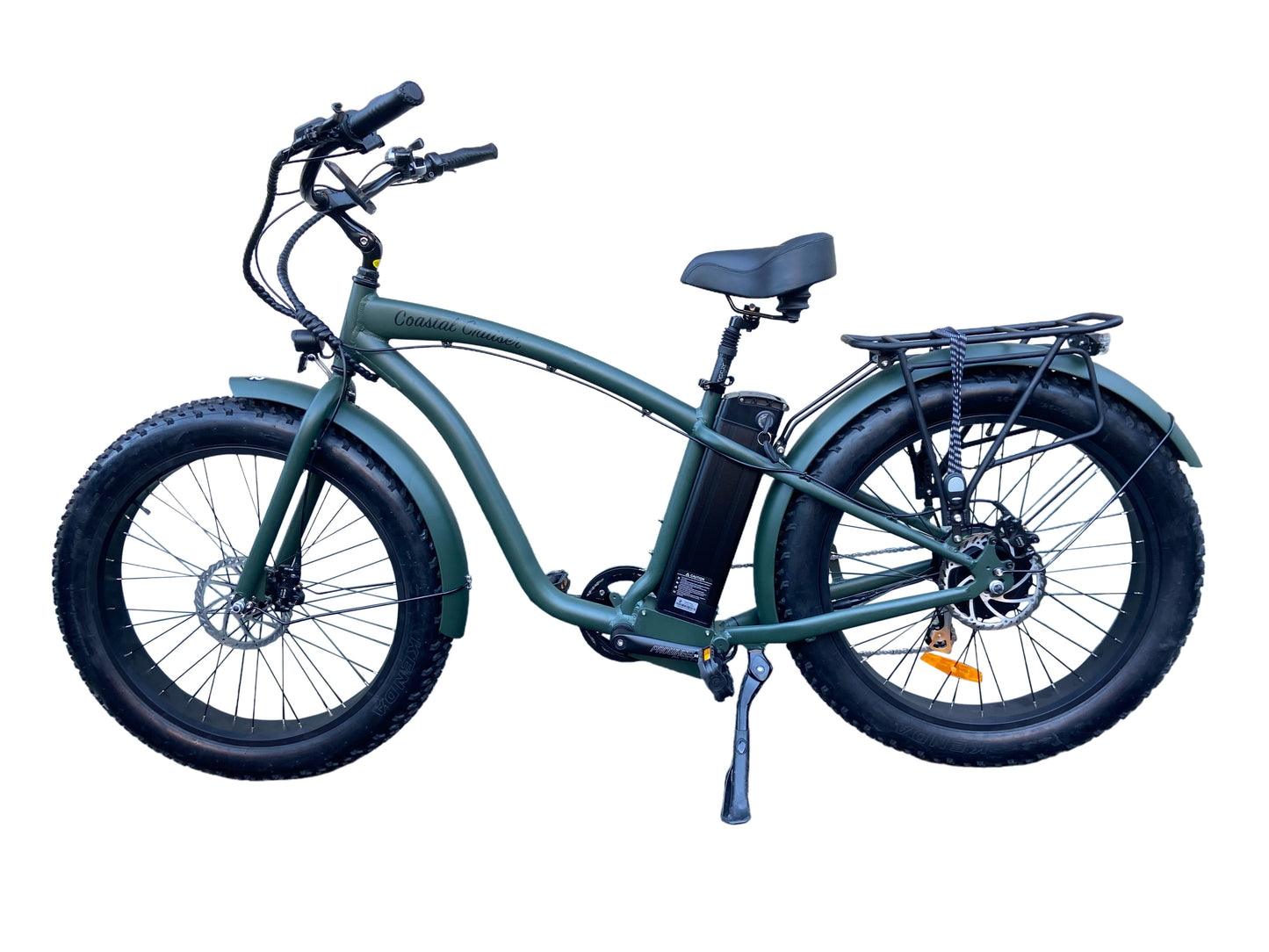 750w, 48V 20AH Battery, Beach Cruiser, Fat Tire 26x4, 7-Speed Electric Bike