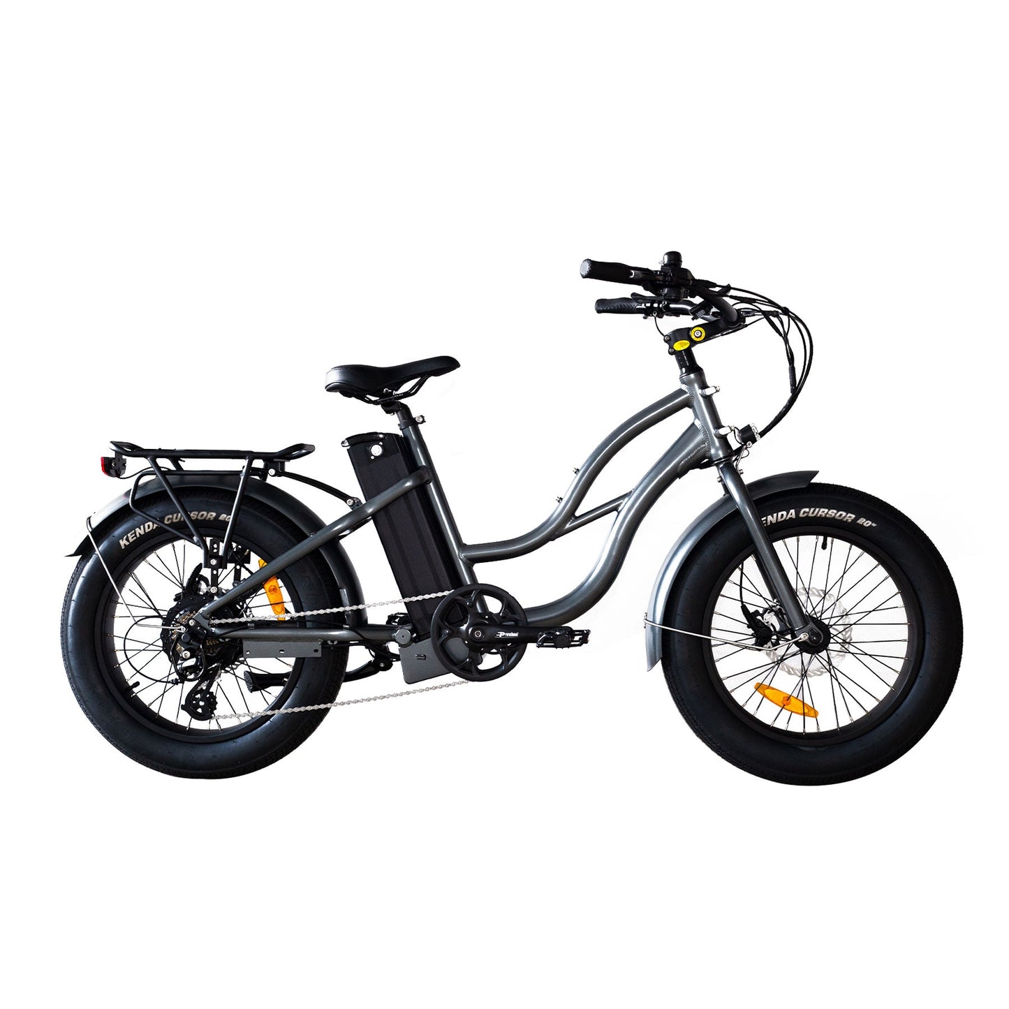 750W, 52V 17AH Step Thru Mini 20x4 - Beach Cruiser Electric Bike