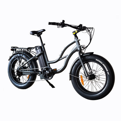 750W, 52V 17AH Step Thru Mini 20x4 - Beach Cruiser Electric Bike