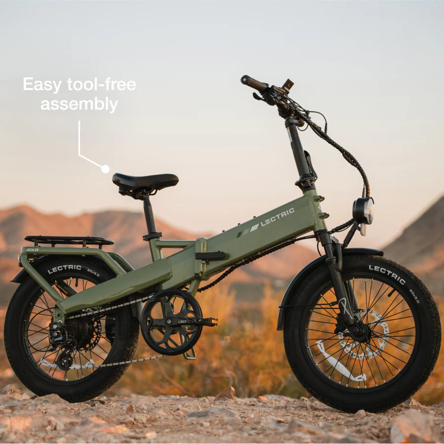 green elektrofahrräder Lectric XP4 750W Pine Green eBike