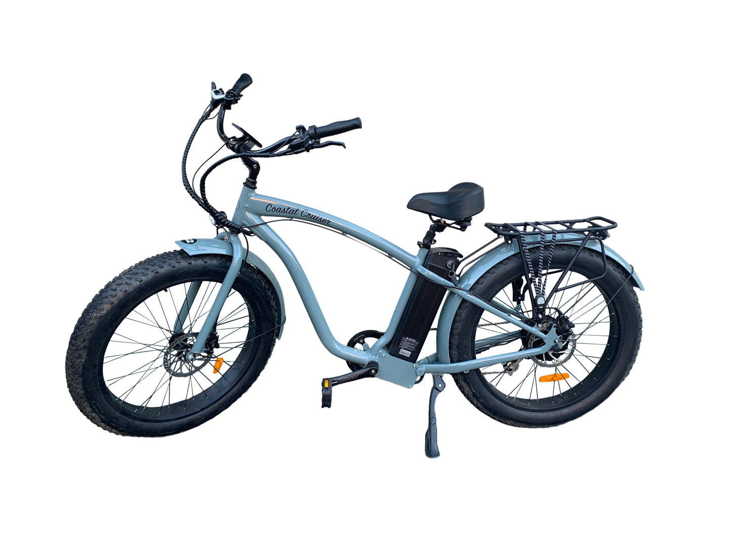 750w, 48V 20AH Battery, Beach Cruiser, Fat Tire 26x4, 7-Speed Electric Bike