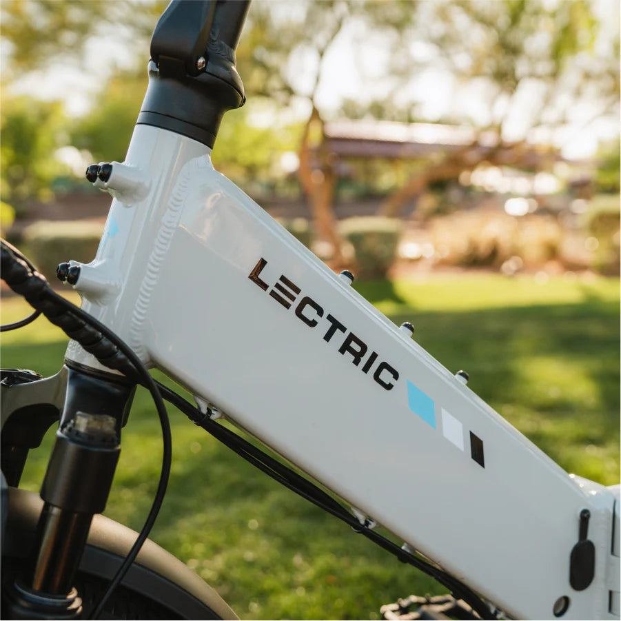 Lectric XP4 Step-Thru Stratus White eBike - EBike Osis