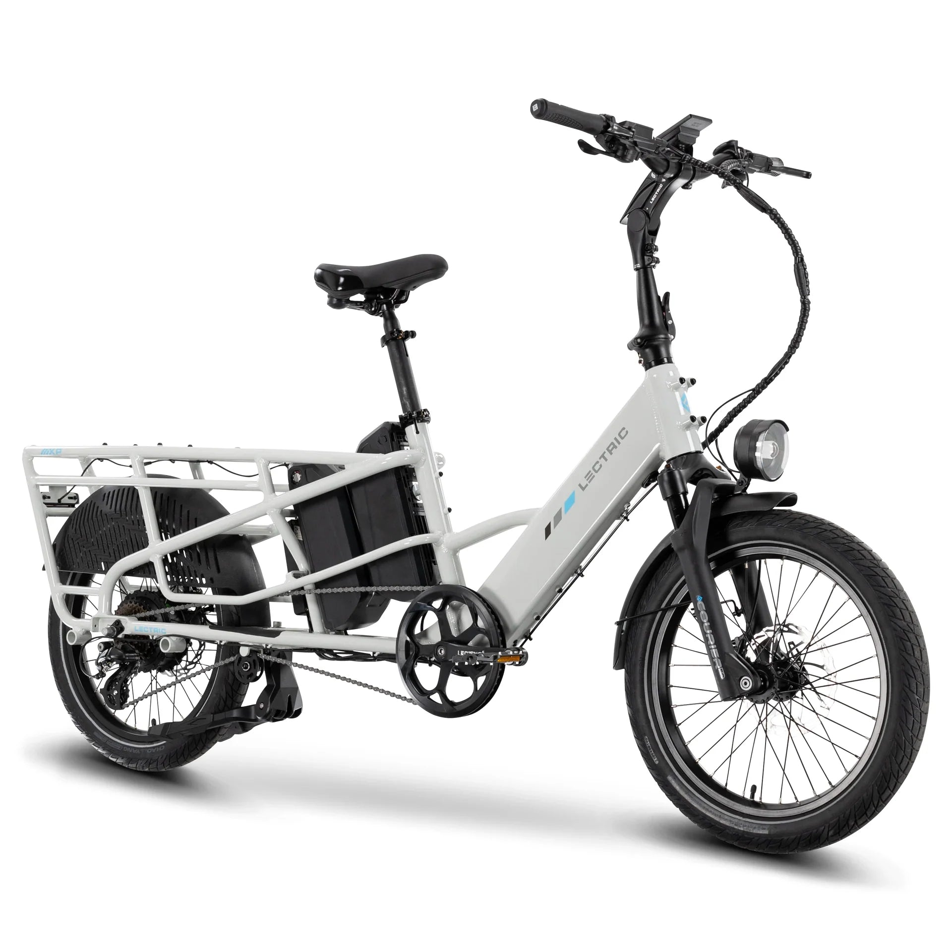 Lectric XPedition2 Stratus White Long-Range Dual-Battery eBike