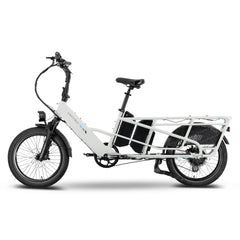 Lectric XPedition2 Stratus White Long-Range Dual-Battery eBike