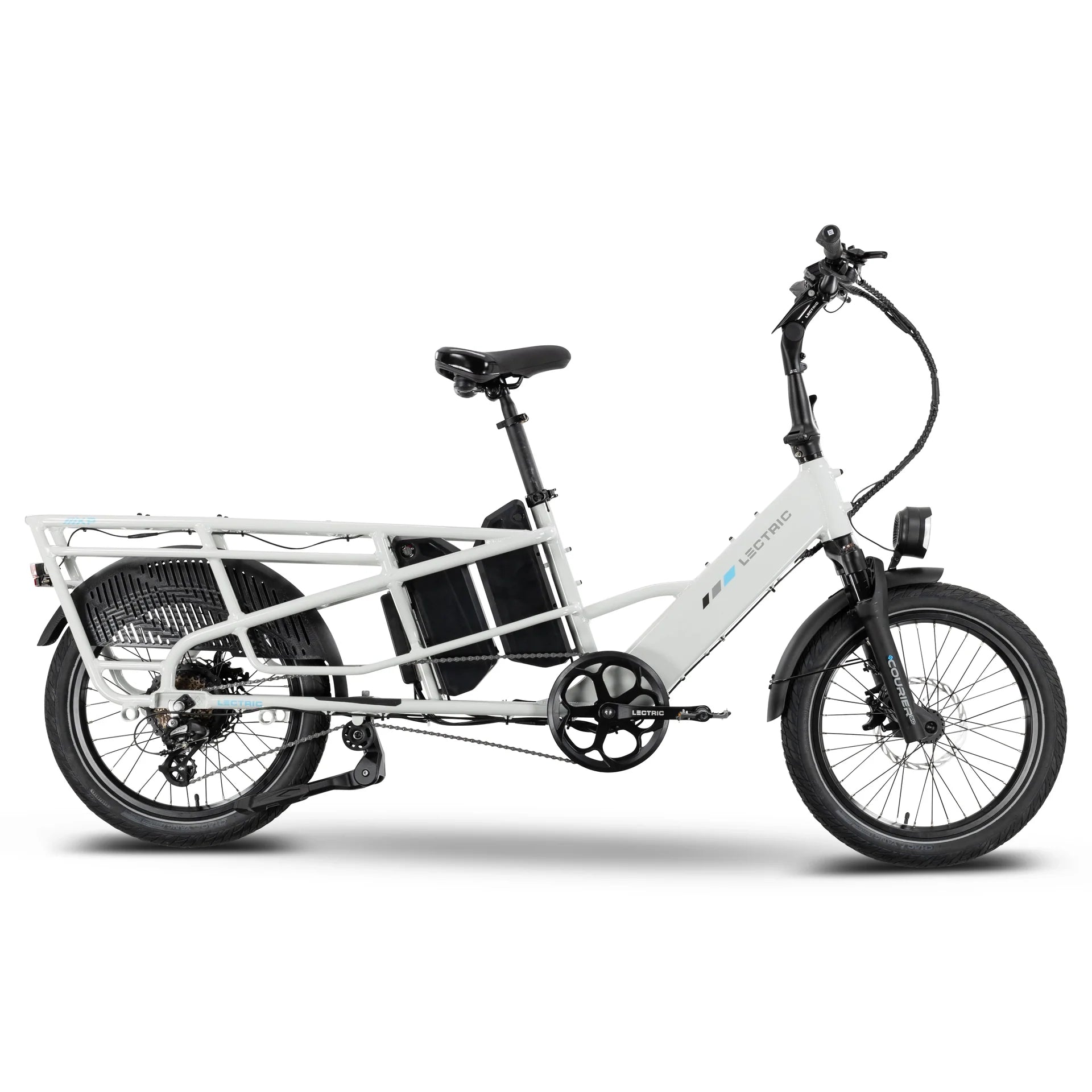 Lectric XPedition2 Stratus White Long-Range Dual-Battery eBike