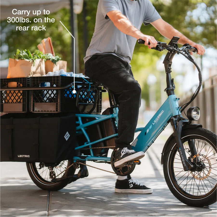 Lectric XPedition2 Stratus White Long-Range Dual-Battery eBike