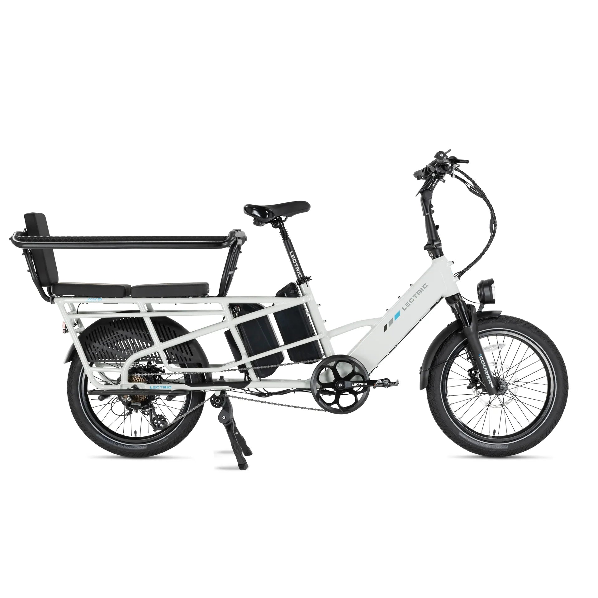 Lectric XPedition2 Stratus White Long-Range Dual-Battery eBike