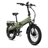 Lectric XP4 750W Pine Green eBike side view at EBike Oasis Alabama