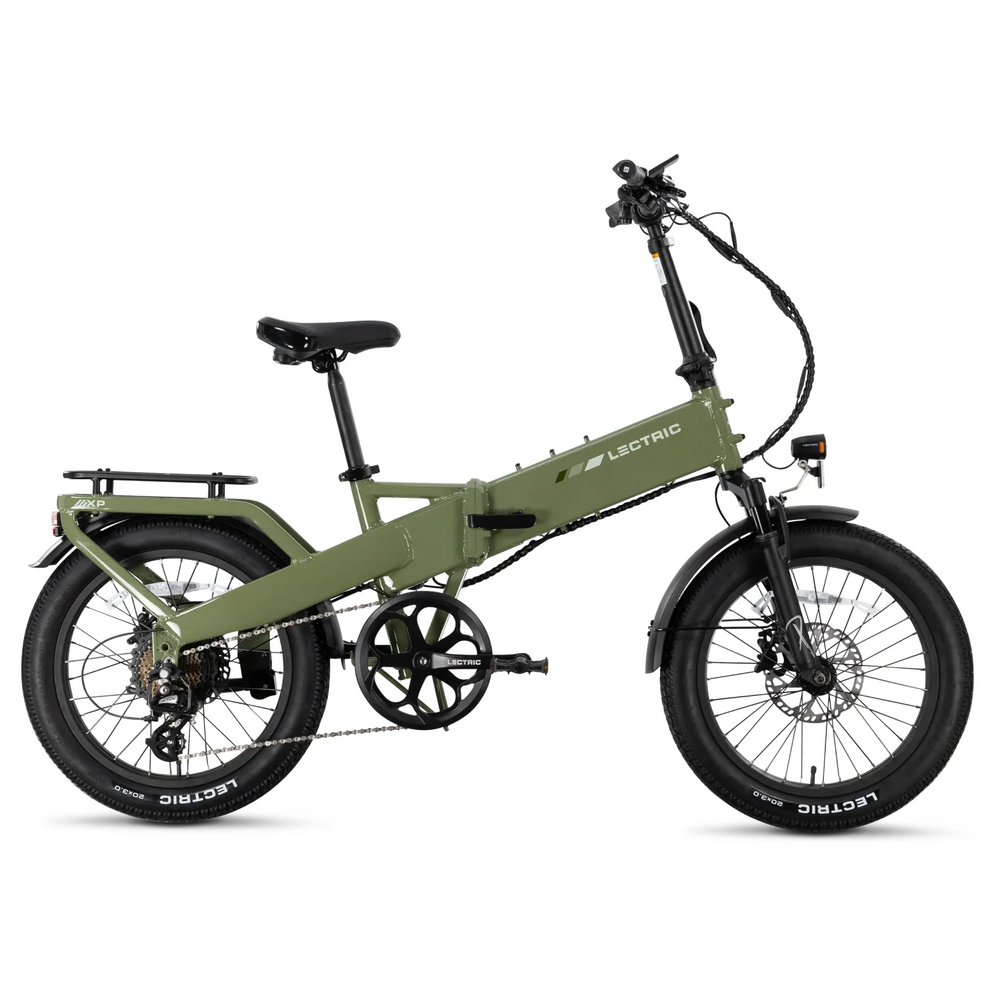 Lectric XP4 750W Pine Green eBike side view at EBike Oasis Alabama