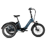 Lectric XP Trike 2.0 electric trike in Dusk Blue at EBike Oasis Alabama
