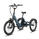 Lectric XP Trike 2.0 electric trike in Dusk Blue at EBike Oasis Alabama