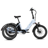 Lectric XP Trike2 Glacier Blue eTrike front view at EBike Oasis Alabama