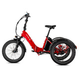 Lectric XP Trike 2.0 Phoenix Red electric trike – EBike Oasis Alabama
