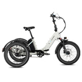 Lectric XP Trike2 750W Stratus White eTrike side view at EBike Oasis