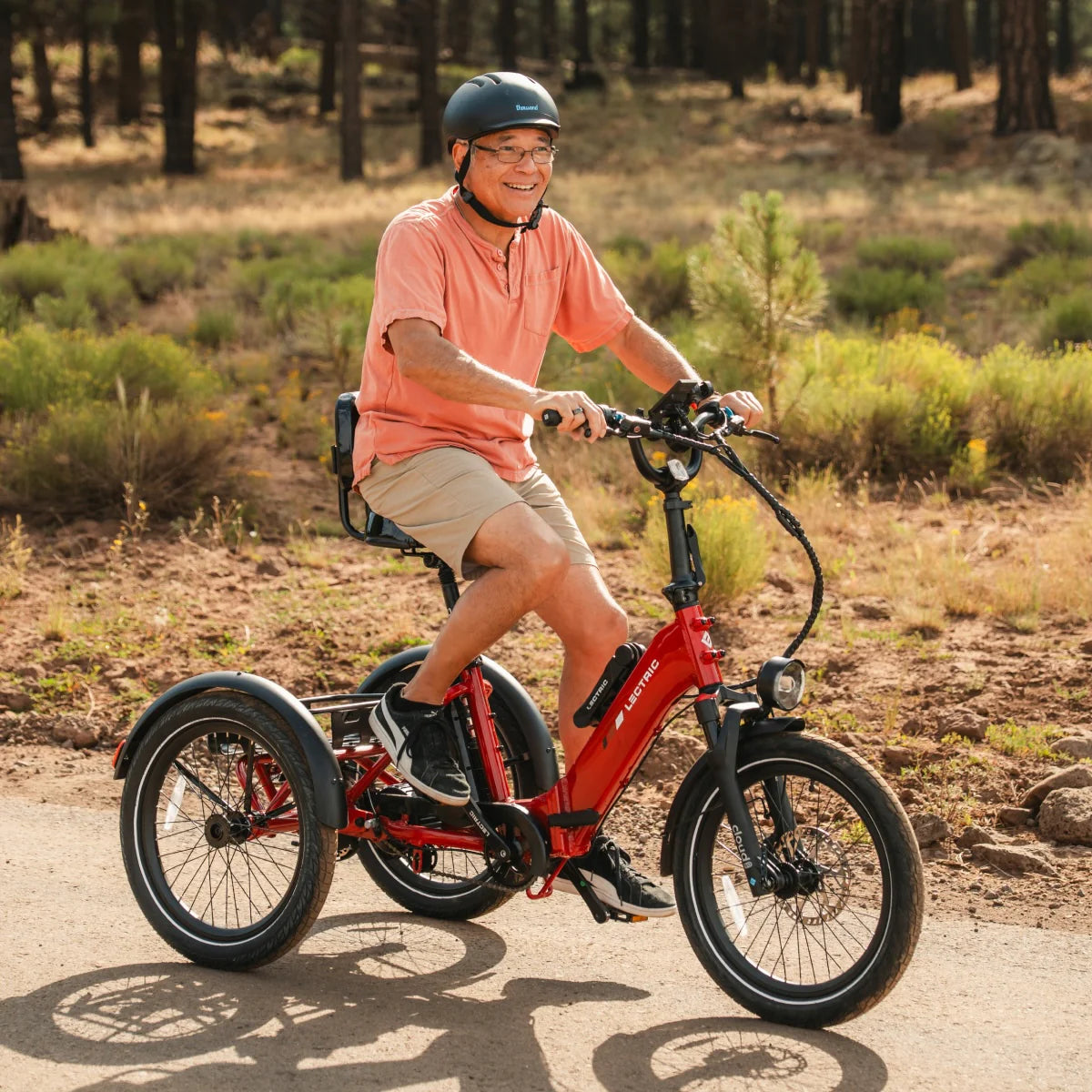 Lectric XP Trike2 750 Phoenix Red eTrike