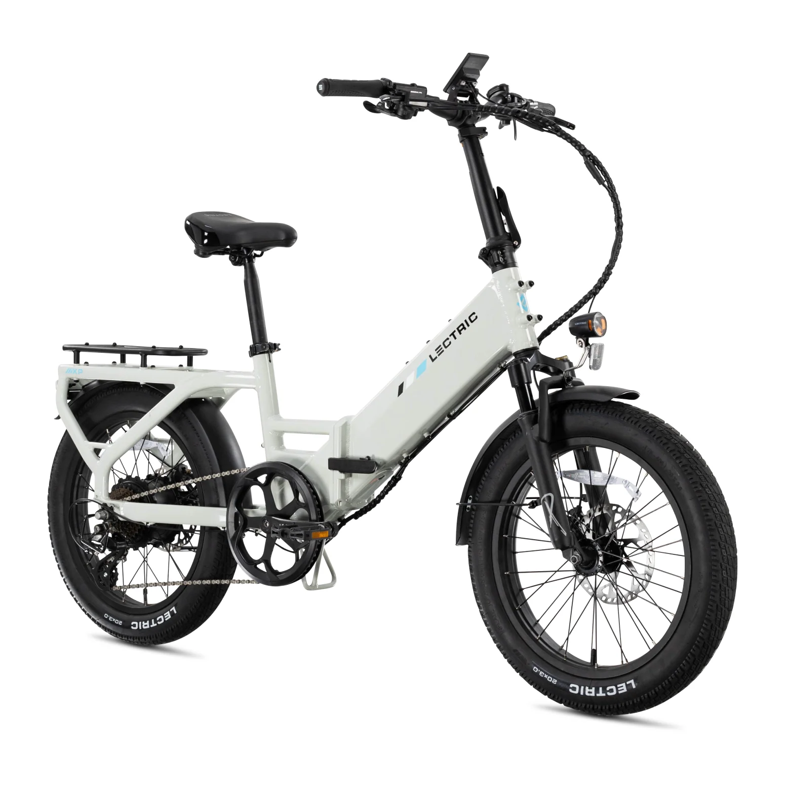 Lectric XP4 Step-Thru Stratus White eBike - EBike Osis