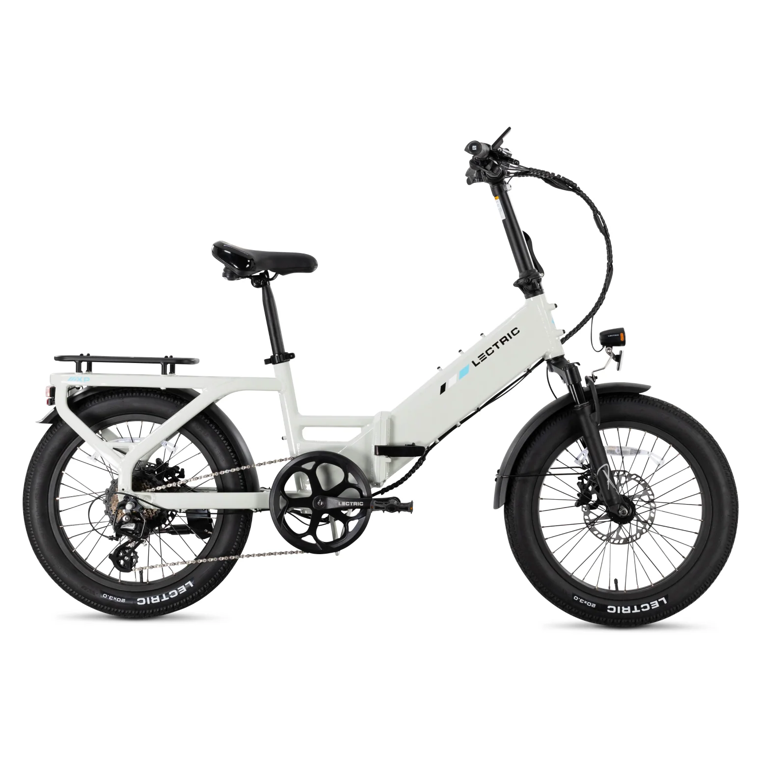 Lectric XP4 Step-Thru Stratus White eBike - EBike Osis